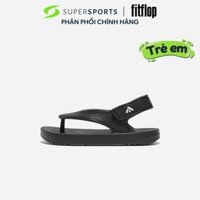 Giày Sandal Trẻ Em Fitflop Iqushion Toddler Ergonomic - Đen  - FP6-001