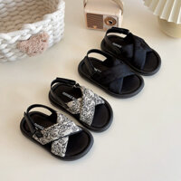 Giày Sandal Trẻ Em Thời Trang Bé Gái Rỗng Thoáng Khí Giày Sandal Công Chúa Bé Trai Đế Mềm Chống Trơn Trượt Giày Đi Biển