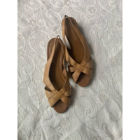 Giày sandals da thật hiệu Naturalizer đế xuồng 3 phân - secondhand