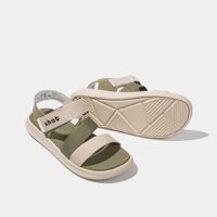 Giày Sandals Unisex Thời Trang Shat S2 Đế Be Quai Be Xanh Rêu S2M2525