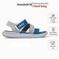 Giày Sandals Unisex Thời Trang Shat S2M Đế Xám Quai Xám Xanh S2M2323