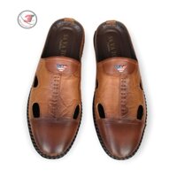 Giày Sapo Nam ,Chất Liệu Da Bò nguyên Tấm,bít mũi,Đế Cao su Non ,Mùa hè ,Khâu hoàn Toàn,Không gót Nam , Mẫu Mới Nhất