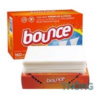 Giấy sấy thơm quần áo﻿ BOUNCE Outdoor Fresh‎ (160 Tờ)