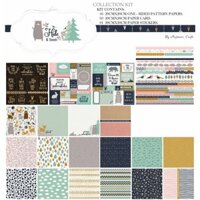 Giấy Scrapbook 20: Hide & Seek Collection kit - Hajimari Craft