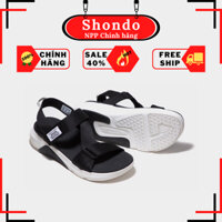 Giày Shondo Sandals F7 Racing F7R0010 đế trắng phối đen quai đen