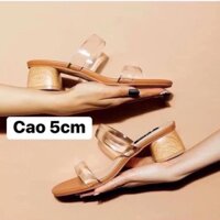 Giày slingback đen