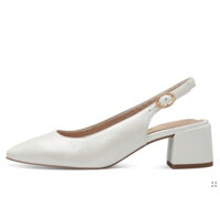 Giày slingback hở gót quai sau gót vuông 5cm da thật đế công nghệ soft fit siêu êm xuất Đức dư xịn chuẩn hãng Tamaris