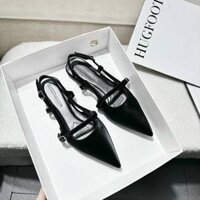 Giày slingback nữ - GOBE - M151 - Màu đen