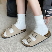 Giày slip-on đế đế đế phiên bản Hàn Quốc, dép chống trượt ngoài trời