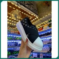 Giày slip on nữ chun chéo mẫu mới 2021 (G335)