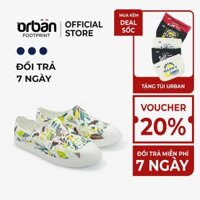 Giày slipon, giày nhựa trẻ em Eva Urban Footprint in hình họa tiết đại dương D2001 Ocean