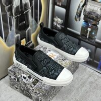 Giày Slipon Nam CD ARIMI DG Dệt Vân Chữ Nổi Mũi Trắng Cực Sang Mẫu mới của DIO Full box Hỗ trợ đổi size (30 ngày)