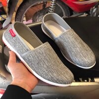 Giày slipon nam G102-  giày lười vải lưới lỗ thoáng khí đế cao su đúc cao cấp hottrend phong cách streetwear độc đáo