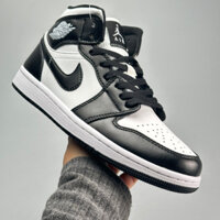 Giày Sneaker Air Jordan 1 High AJ1, Giày Thể Thao Air Jordan 1 Màu Đen, Xám Nam Nữ Hàng SC