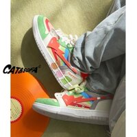 Giày Sneaker Cat&Sofa Chính Hãng - Giày Cat Sofa Rainbow Baby "3 con điên" Phong Cách Đường Phố [AC272]