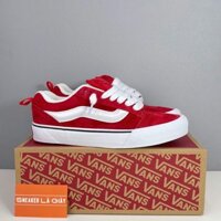 Giày sneaker cổ thấp Vans Knu Skool Red Fullbox - BẢN CAO CẤP