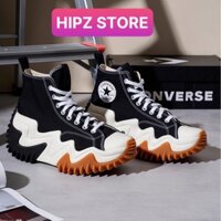 Giày Sneaker Converse run motion cao cổ màu đen ( Full box +bill + tất + túi converse )