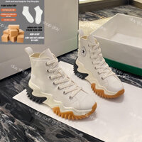 Giày Sneaker Đế Độn 7cm Nam Nữ Unisex Tăng Chiều Cao Shoe, Đế Cao Xu Có Đệm Khí ( Tặng Kèm Tất Khử Mùi Co Giãn 4 Chiều )