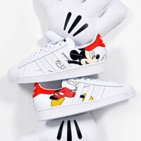 Giày sneaker Disney x adidas Shamrock Superstar II FW2901 in hình Mickey uy tín :( (