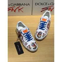 Giày sneaker Dolce Gabbana Trắng họa tiết logo DG màu sắc Fullbox Phụ Kiện