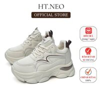 Giày Sneaker - Giày Thể Thao Nữ Da êm mềm , Thiết kế Độn Đế Cao 7cm  , Kiểu Dáng Trẻ Trung , Năng Động GN10