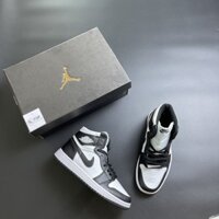 Giày Sneaker Jordan 1 Black And White Giày Thể  Thao Nam Nữ Cao Cổ Full Phụ Kiện