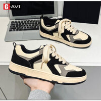 Giày sneaker nam chất vải cao cấp kết hợp da lộn phong cách trẻ trung năng động size 39-44 AVI - A18