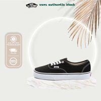 Giày Sneaker Nam [Chính Hãng] Vans Authentic Black White