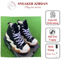 Giày sneaker nam  cổ cao : Converse Run Star Hike Hi Black | Phiên bản 1:1 .