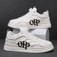 Giày Sneaker Nam, Giày Nam Cổ Thấp Phong Cách Hàn Quốc - D31