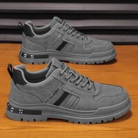 Giày Sneaker Nam, Giày Nam Thấp Cổ Da Lộn - Fullbox