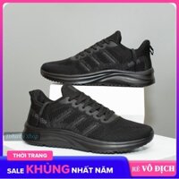 Giày sneaker nam giày thể thao nam D529 màu đen full giày chạy bộ nam giày thời trang nam ?