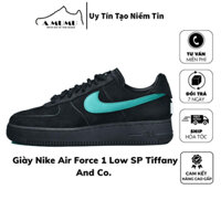 Giày Sneaker nam nữ air force 1 Tiffany And Co Phiên Bản cao cấp giày thể thao Af1 đen xanh ngọc