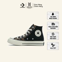 Giày Sneaker Nam Nữ CONVERSE Chuck 1970s High – Tortoise Black - Cổ Cao Đen, Thời Trang Unisex, Chính Hãng Full Box