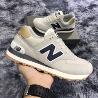 Giày Sneaker nam nữ Newbalance 5 7 4 xám ghi Giày thể thao