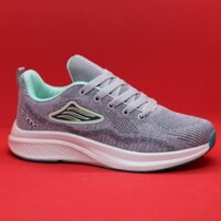 Giày sneaker nam nữ thương hiệu wanno màu xám, vải lưới mềm thoáng khi, bảo hành 12 tháng