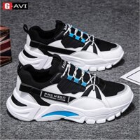 Giày Sneaker Nam TKTMS19 Giày Thể Thao Nam Tăng Chiều Cao Đến 6cm Cá Tính Chính Hãng TKT STORE Size 344 Avi X6, 266
