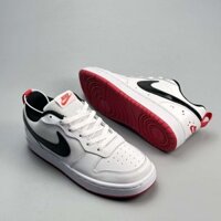 Giày Sneaker Nike Court Borough Low 2 Màu trắng đế đỏ Hàng SC