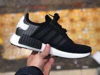 Giày sneaker NMD đen gót trắng