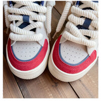 Giày sneaker nữ big size 40 41 42 43 kiểu dây thừng bản to
