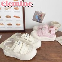 Giày Sneaker Nữ Clemine Trắng Mới Nữ Magic Stick Giày Mềm Mại Thoải Mái Thấp-Top Giày Thường Ngày