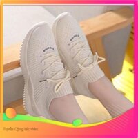 Giày sneaker nữ cổ chun cao cấp,Vải dệt thoáng khí,Đế cao su cao 4cm .(Lưu ý Phom rộng lùi lại 1 ri ak) 👟 NEW 2020 .