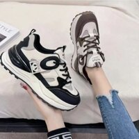 Giày sneaker nữ độn đế 5cm mắt gấu trúc, trẻ trung và năng động A32