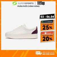 Giày Sneaker Nữ Fitflop Rally Crystal-Backtab Leather - Trắng  - HY8-B39