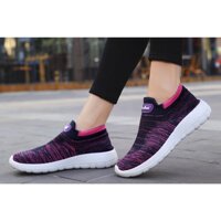 Giày Sneaker nữ không dây cổ chun ôm chân đế boost êm ái Mxinh Shop - GN08