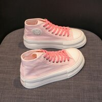 Giày sneaker nữ phong cách Hàn Quốc, kết hợp màu sắc tinh tế, chất liệu vải dệt cao cấp 8229