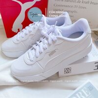 Giày sneaker nữ Puma Skye Clean trắng, Giày thể thao nữ chính hãng  [AUTHENTIC 100%] Tigon.auth