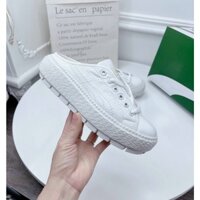 Giày sneaker nữ sục pu.ma trắng siêu xinh KASEN SNEAKER [kèm ảnh tự chụp]