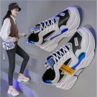 Giày sneaker nữ tăng chiều cao 5 phân phối màu cực đẹp GN09