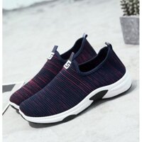 Giày Sneaker Nữ Tím Xanh